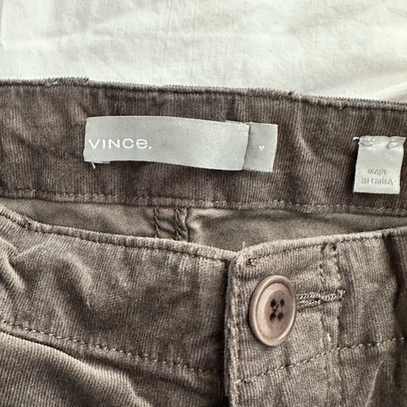 Vince corduroy grey women’s pants - Picture 3 of 3